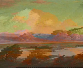 Henry Leopold Richter (1870-1960), "Desert Clouds"