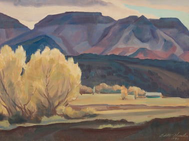 Edith Hamlin (1902-1992), "November in our Valley," 1940