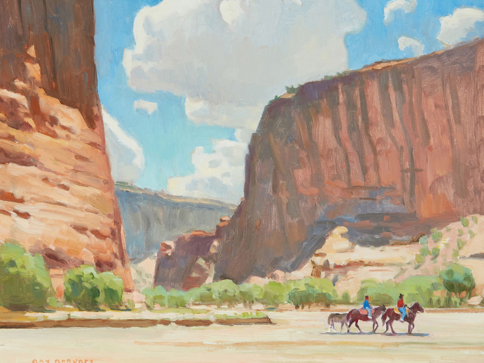 Ray Roberts (b. 1957), "Canyon Riders" (1 of 6)
