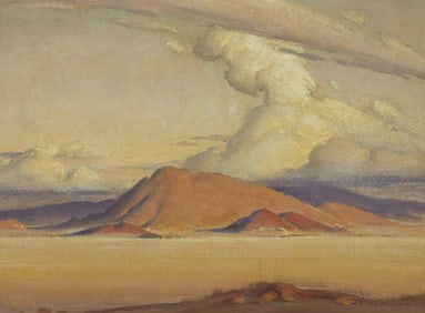 Clyde Forsythe (1885-1962), Chinook winds, desert view