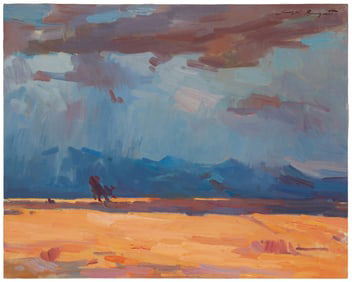Sergei Bongart (1918-1985), Desert at dusk