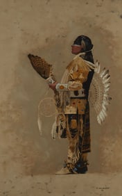 Edmond Albert (b. 1959), Portrait of a Native American, 2003