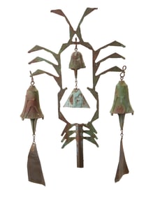 Paolo Soleri (1919-2013), A Cosanti wind bell ornament, mid/late 20th century; Paradise Valley, AZ