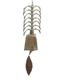 Paolo Soleri (1919-2013), A large Cosanti wind bell, mid/late 20th century; Paradise Valley, AZ