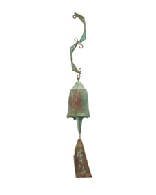 Paolo Soleri (1919-2013), A Cosanti wind bell, mid/late 20th century; Paradise Valley, AZ