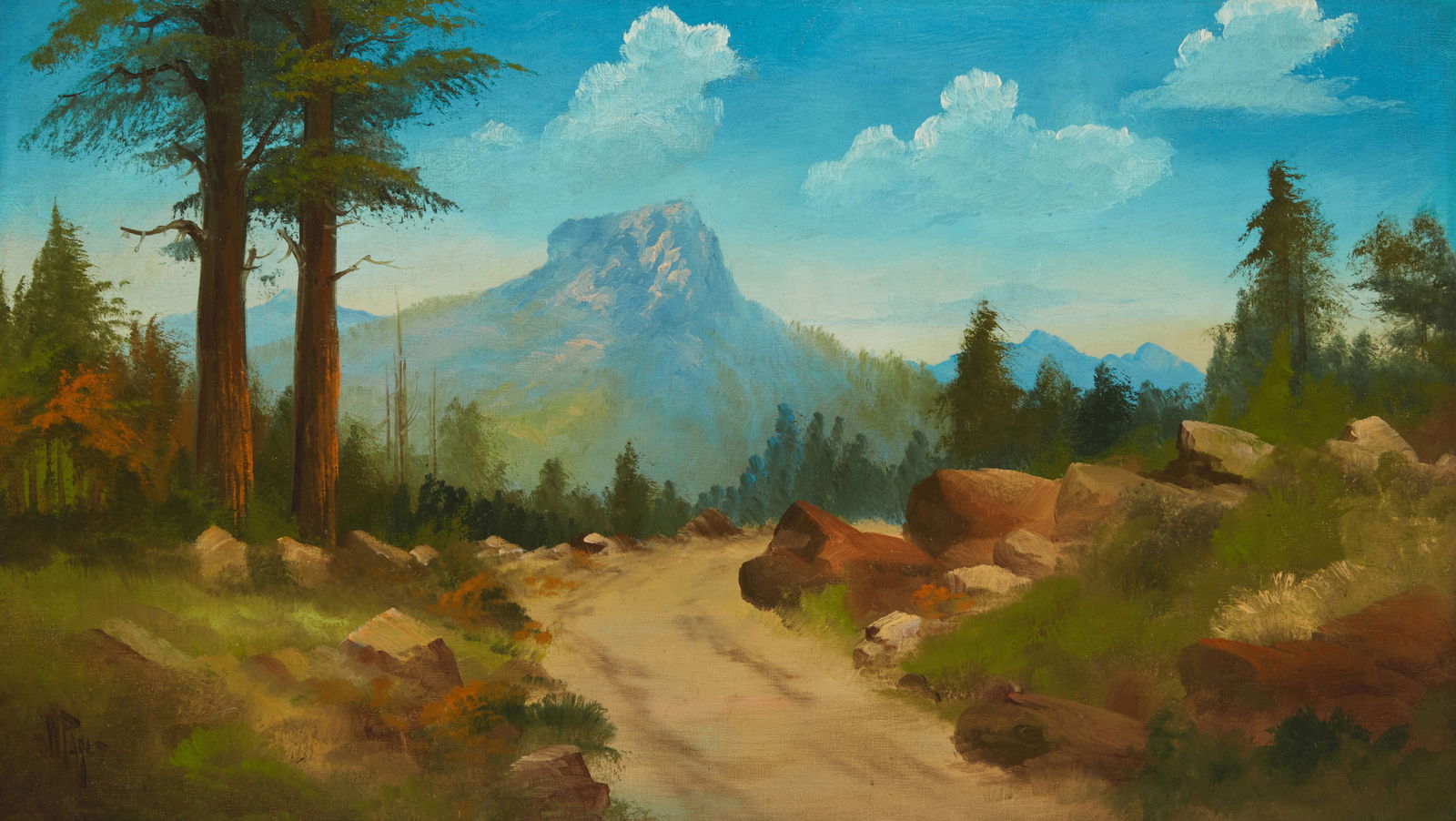 Willard Page (1885-1958), "Belle Butte, Arizona" (1 of 6)