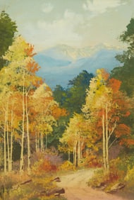Willard Page (1885-1958), "Longs Peak Road"