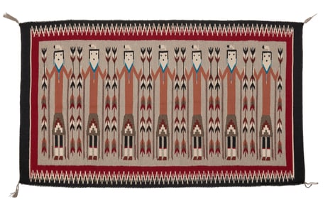 A Navajo Yei textile
