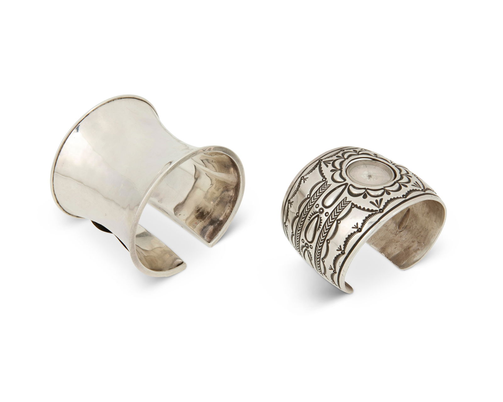 Two sterling silver cuff bracelets (1 of 3)