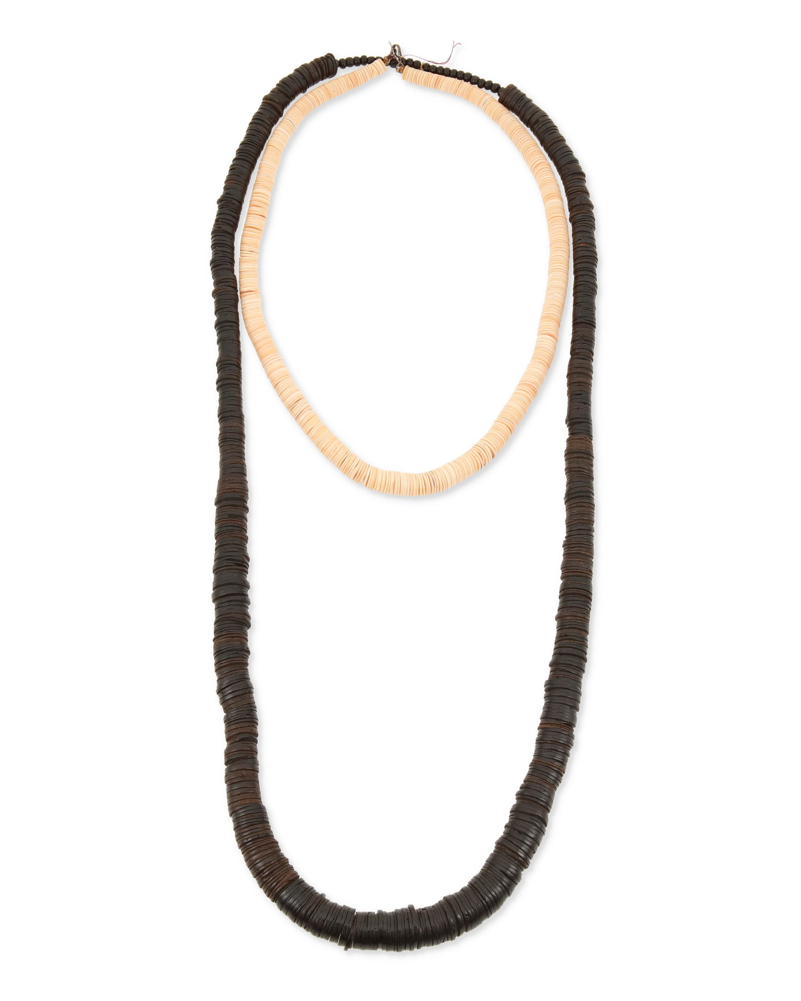 Two Southwest Pueblo heishi necklaces (1 of 2)