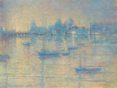 Tom Perkinson (b. 1940), "Venice," 1982