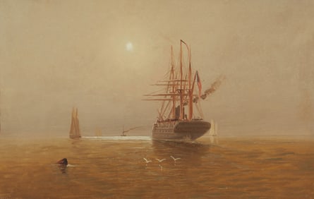 Alexander Charles Stuart (1831-1898), "A Foggy Morning"
