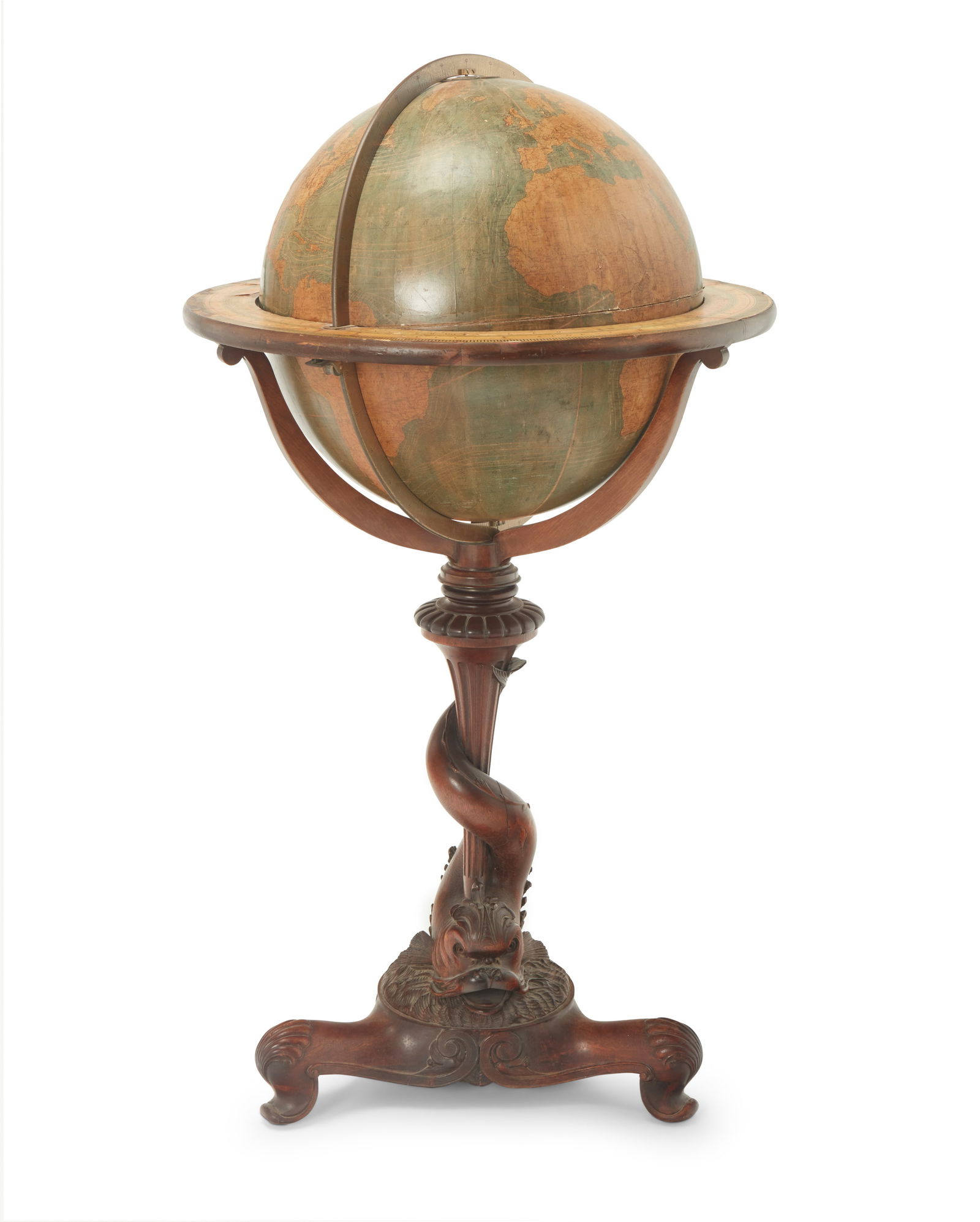 A W. & A. K. Johnston 18 in. terrestrial globe (1 of 10)