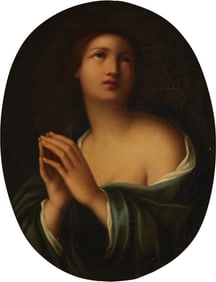 Style of Carlo Dolci (1616-1686), The Magdalene in Prayer, 19th Century