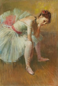 Paul Clemens (1911-1992), "Ballerina Resting," 1969
