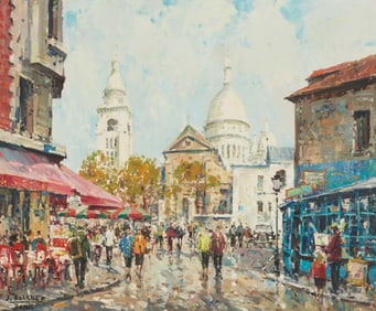 Jean Salabet (1913-1995), "Montmartre," circa 1950s