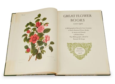 Sacheverell Sitwell and Wilfrid Blunt (1897-1988 and 1901-1987), "Great Flower Books 1700-1900,"