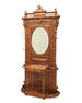 A Renaissance Revival carved mahogany hall stand