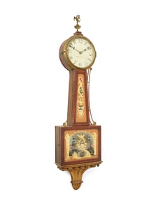 A Walter H. Durfee banjo clock