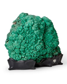A malachite mineral specimen
