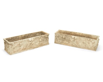 A pair of Neoclassical-style Italian terracotta planters