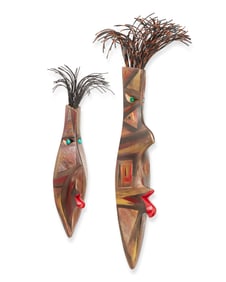 A. Jeffrey Zigulis (b. 1954), Two Dream Masks