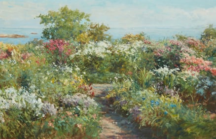 Wilson Chu (b. 1946), "Garden by the Ocean"