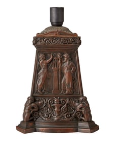An Edward F. Caldwell Neoclassical-style table lamp
