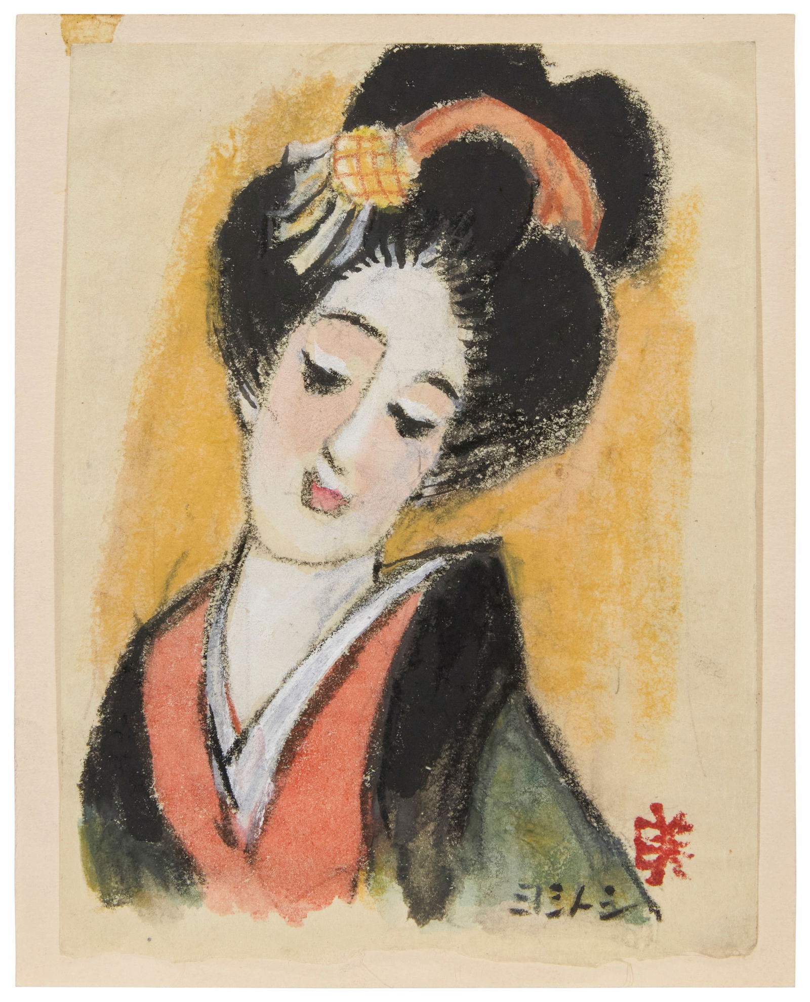 Yoshitoshi Mori (1898-1992), Untitled portrait (1 of 5)