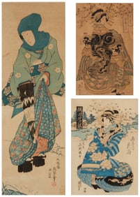 Three Japanese woodcuts