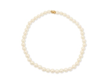 Tiffany & Co.: An 18K Gold and Cultured Pearl Necklace