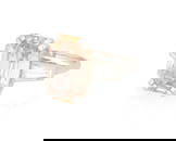 Chaumet: A Platinum, Padparadscha Sapphire and Diamond Ring