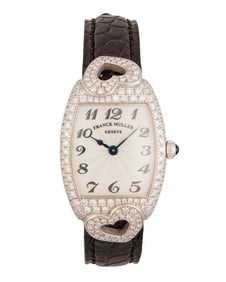 Franck Mueller: An 18K White Gold and Diamond Watch