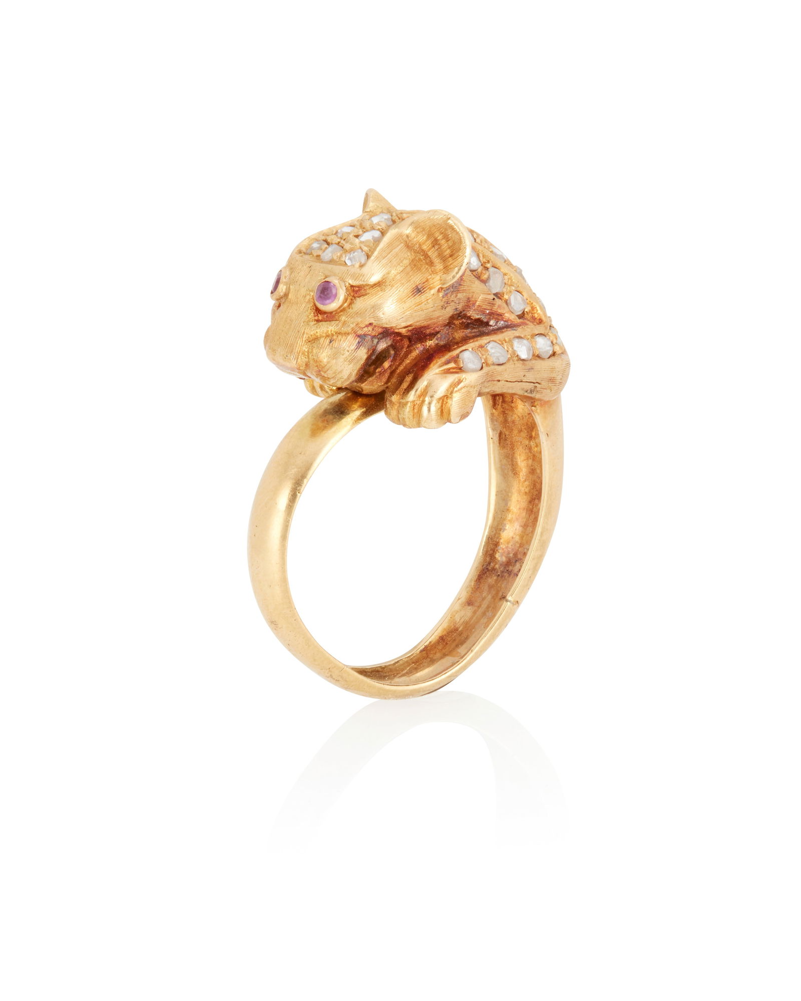 Ilias LaLaounis : An 18K Gold, Diamond and Ruby Ring (1 of 3)