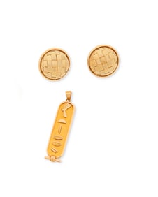 A Group of Gold Jewelry