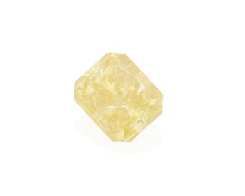 A Loose Fancy Vivid Yellow Diamond
