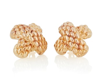 Fope: A Pair of 18K Gold Earrings