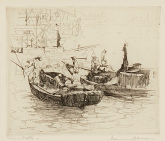 Armin Carl Hansen (1886-1957), "Fisher Boats," 1923