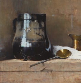 Emil Carlsen (1853-1932), "Still Life with Black Jug," 1931