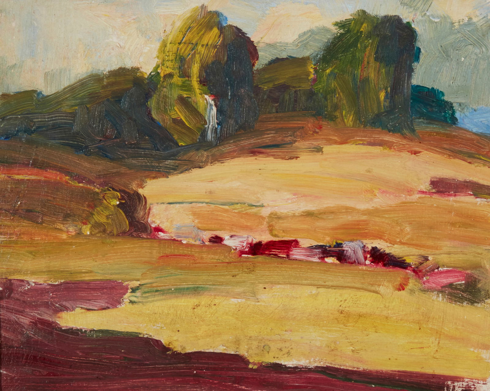 Selden Connor Gile (1877-1947), "Marin Hills with Cattle" (1 of 5)