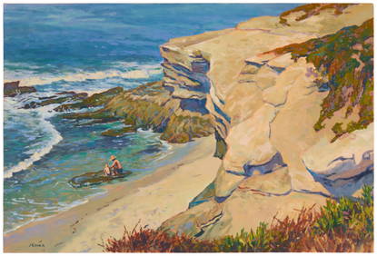 John Comer (b. 1948), "Tide Pool, La Jolla" (1 of 2)