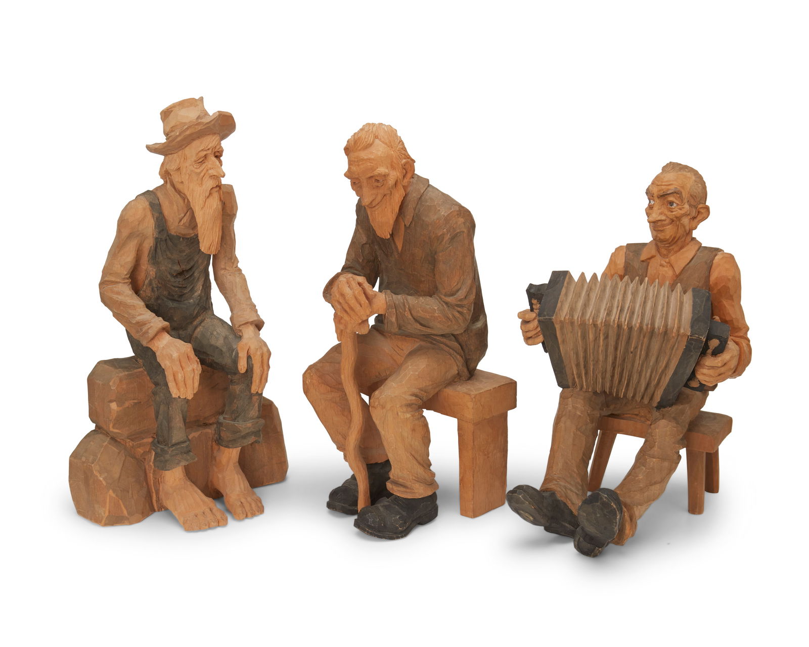 Emil Janel (1897-1981), Three Seated Figures (1 of 10)