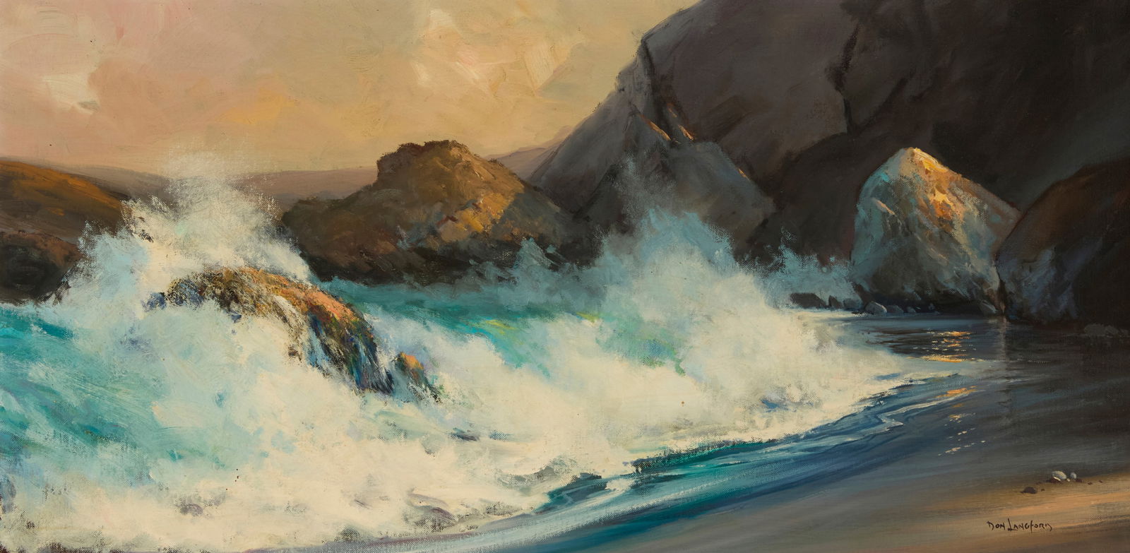 Don Langford (20th century), Rocky coastal (1 of 6)