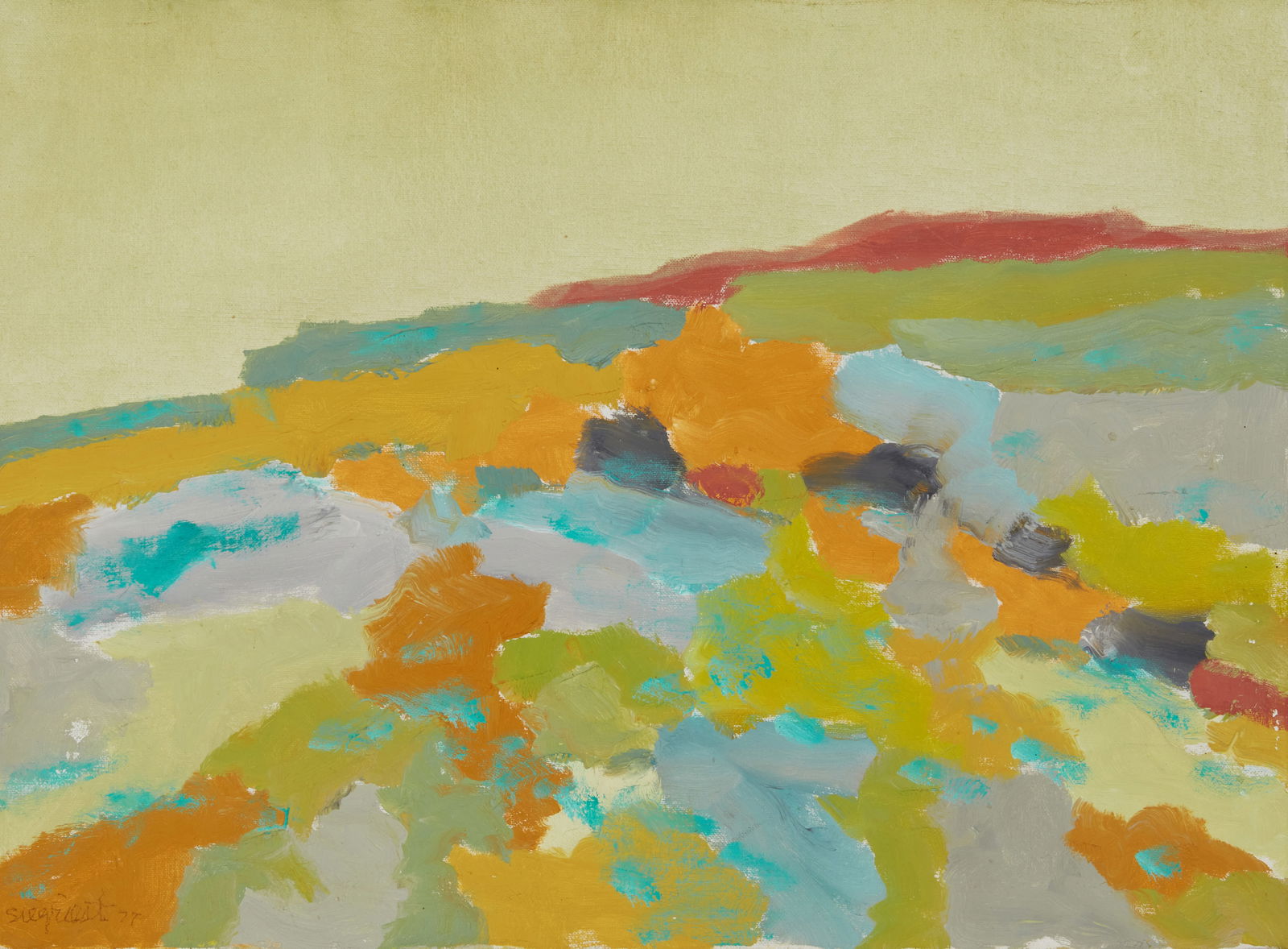 Louis L. "Lundy" Siegriest (1925-1985), "Mount Diablo Series #14," 1977 (1 of 6)