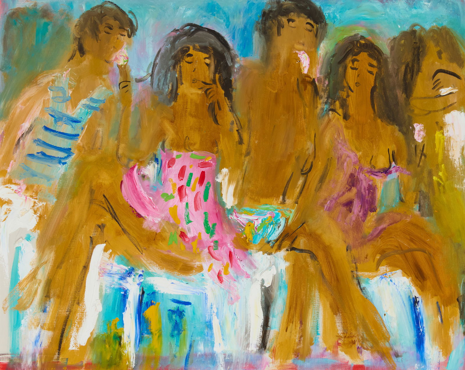 Bob Kane (1937-2013), "Jour Chaud, Glace Froid," 1994 (1 of 7)