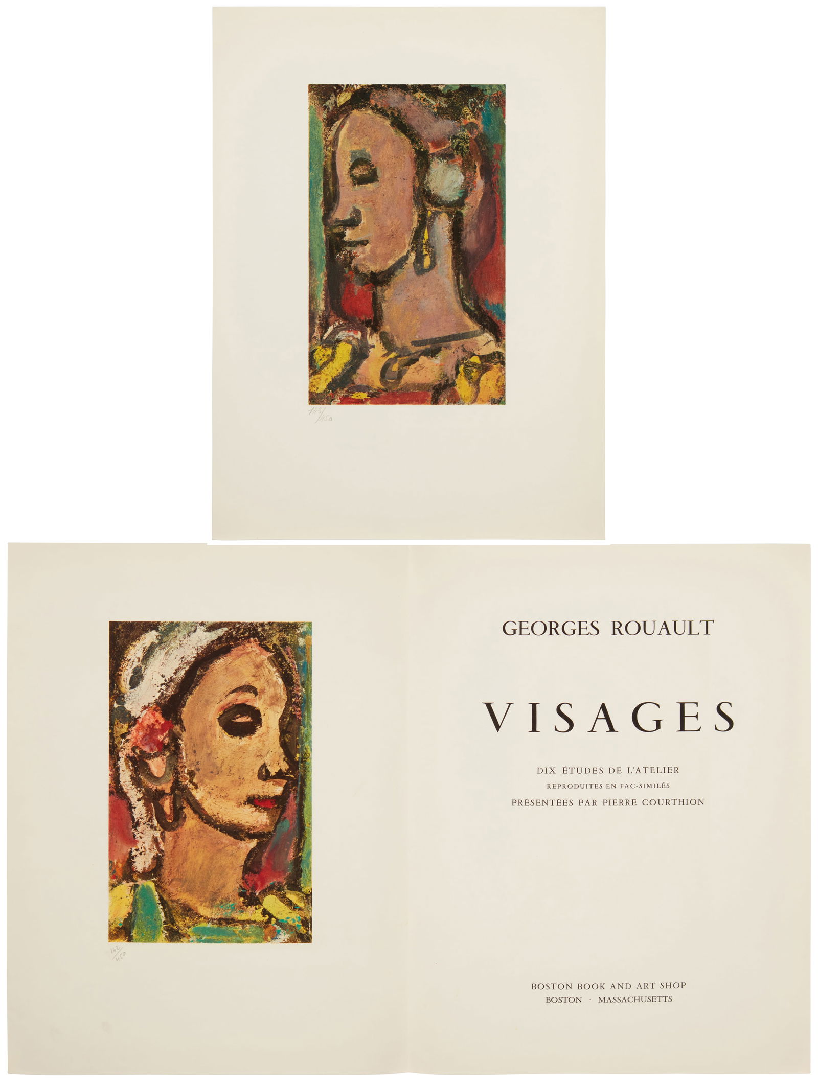 After Georges Rouault (1871-1958), "Visages," 1969 (1 of 10)
