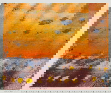 Ed Hull (20th century), "Smooth Sailing," 2007: Ed Hull(20th century)"Smooth Sailing," 2007Monoprint in colors on paperSigned, titled, and dated in pencil in the lower margin: Ed Hull 07; titled and dated again on a gallery label affixed