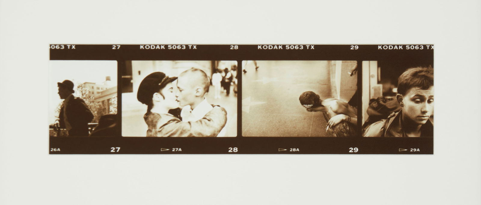 Jim Goldberg (b. 1953), "Hollywood and Highland," 1986-88: Jim Goldberg(b. 1953)"Hollywood and Highland," 1986-88Digital print on paperAppears unsigned; titled and dated by reputeSight: 6.5" H x 21.75" W Provenance:The Chara Schreyer