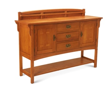 A Contemporary Mission-style sideboard