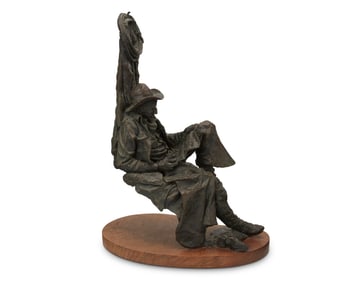 Herb Mignery (b. 1937), "Boots Off," 1981